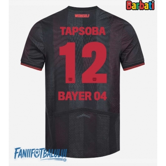Bayer Leverkusen Edmond Tapsoba #12 Tricou Fotbal Replică 2025-26 Barbati Acasa
